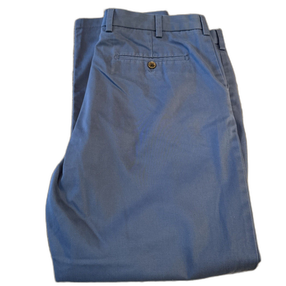 Nordstrom Classics Smart Care Straight Fit Men's Pant 38 X 30 Blue Wrinkle Free